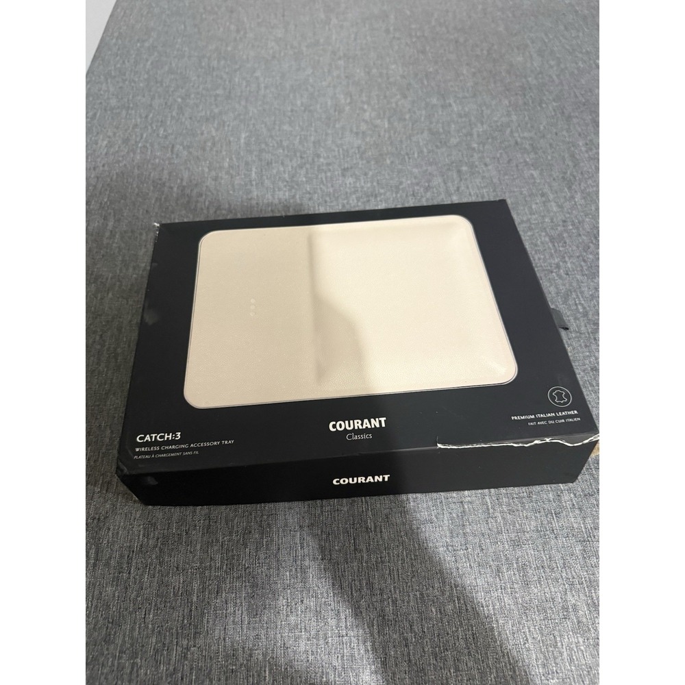 *NEW IN BOX* Courant Essentials Catch: 3 Wireless Charging Accessory Tray